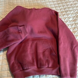Comfrt Minimalist Hoodie Berry Color Unisex size Medium